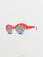 Z0ZR08519 Stars & Stripes/Silver Mirror Unisex Stoned Sunglasses Volcom Outdoor - Image 2