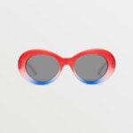 Z0ZR08519 Stars & Stripes/Silver Mirror Unisex Stoned Sunglasses Volcom Outdoor