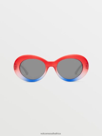 Z0ZR08519 Stars & Stripes/Silver Mirror Unisex Stoned Sunglasses Volcom Outdoor