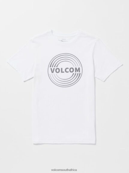 Z0ZR0851 White Men Switchflip Tech Short Sleeve Tee Volcom Clothing
