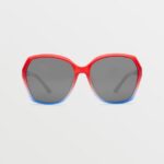Z0ZR08531 Stars & Stripes/Silver Mirror Unisex Psychic Sunglasses Volcom Outdoor