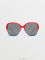 Z0ZR08531 Stars & Stripes/Silver Mirror Unisex Psychic Sunglasses Volcom Outdoor