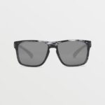 Z0ZR08535 Gloss Marble/Silver Mirror Unisex Trick Sunglasses Volcom Outdoor