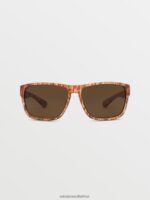 Z0ZR08539 Matte Geo/Bronze Unisex Baloney Sunglasses Volcom Outdoor