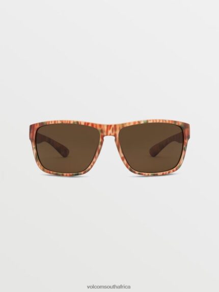 Z0ZR08539 Matte Geo/Bronze Unisex Baloney Sunglasses Volcom Outdoor