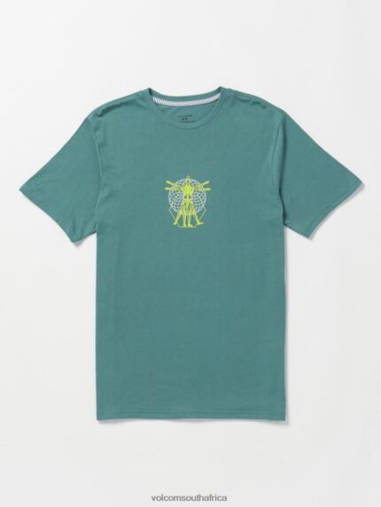 Z0ZR0853 Service Blue Men Utopic Short Sleeve Tee Volcom Clothing