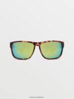 Z0ZR08540 Matte Tort/Green Polar Unisex Baloney Sunglasses Volcom Outdoor