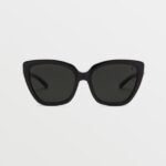 Z0ZR08543 Gloss Black/Gray Polar Unisex Milli Sunglasses Volcom Outdoor