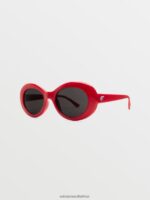 Z0ZR08546 Gloss Red/Gray Unisex Stoned Sunglasses Volcom Outdoor - Image 3