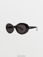 Z0ZR08547 Gloss Black/Gray Unisex Stoned Sunglasses Volcom Outdoor - Image 7