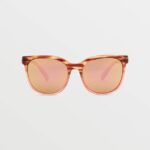 Z0ZR08552 Gloss Punk Tort/Bronze Champagne Chrome Unisex Garden Sunglasses Volcom Outdoor