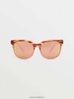 Z0ZR08552 Gloss Punk Tort/Bronze Champagne Chrome Unisex Garden Sunglasses Volcom Outdoor