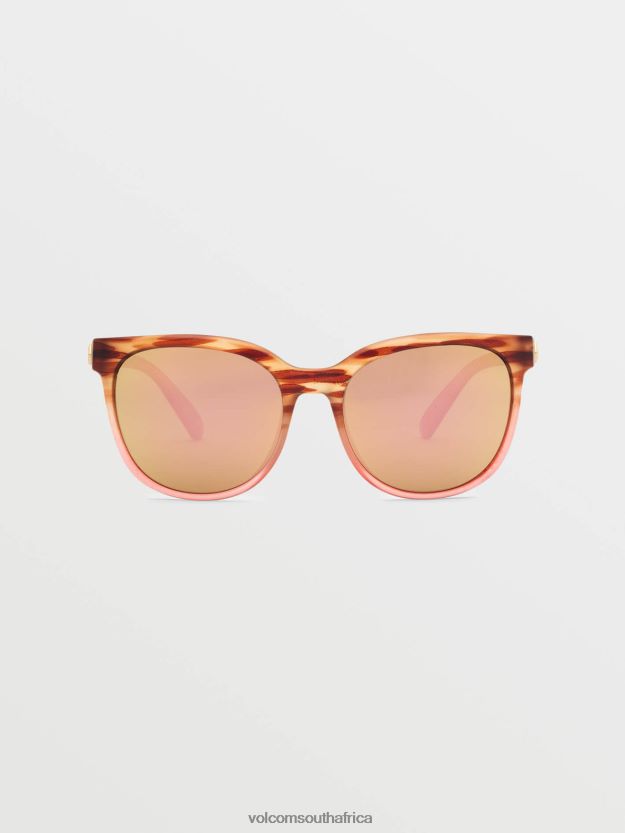 Z0ZR08552 Gloss Punk Tort/Bronze Champagne Chrome Unisex Garden Sunglasses Volcom Outdoor - Image 1
