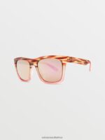 Z0ZR08554 Matte Punk Tort/Bronze Champagne Chrome Unisex Jewel Sunglasses Volcom Outdoor - Image 3