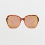 Z0ZR08555 Matte Punk Tort/Bronze Champagne Chrome Unisex Psychic Sunglasses Volcom Outdoor