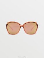 Z0ZR08555 Matte Punk Tort/Bronze Champagne Chrome Unisex Psychic Sunglasses Volcom Outdoor