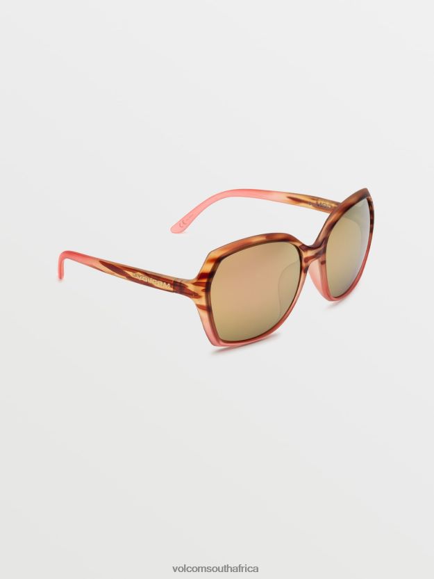 Z0ZR08555 Matte Punk Tort/Bronze Champagne Chrome Unisex Psychic Sunglasses Volcom Outdoor - Image 5