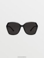 Z0ZR08557 Gloss Black/Gray Unisex Psychic Sunglasses Volcom Outdoor