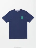 Z0ZR0855 Estate Blue Men Iron91 Short Sleeve Tee Volcom Clothing