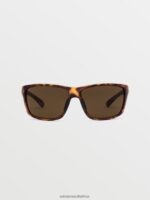 Z0ZR08560 Matte Tort/Bronze Unisex Roll Sunglasses Volcom Outdoor