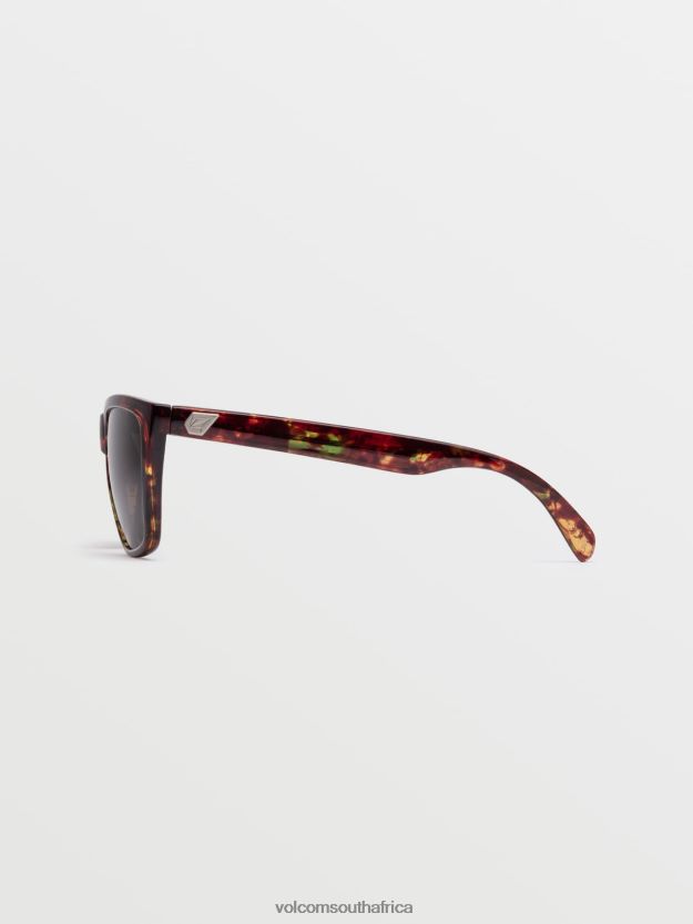 Z0ZR08561 Gloss Sea Grass Tort/Gray Unisex Plasm Sunglasses Volcom Outdoor - Image 4