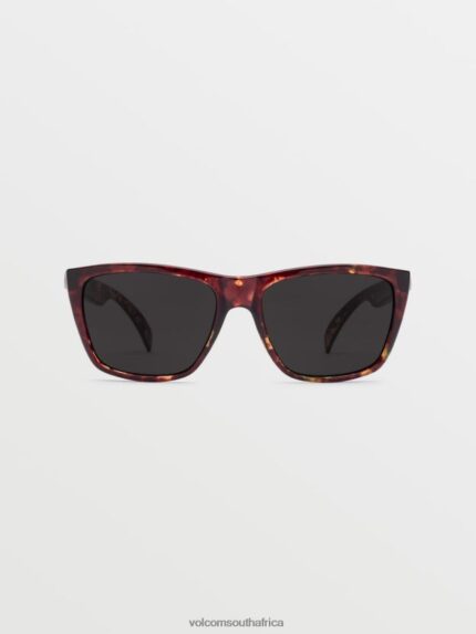 Z0ZR08561 Gloss Sea Grass Tort/Gray Unisex Plasm Sunglasses Volcom Outdoor