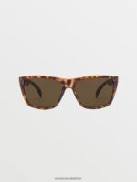 Z0ZR08562 Matte Tort/Bronze Unisex Plasm Sunglasses Volcom Outdoor