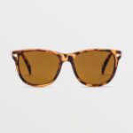 Z0ZR08569 Gloss Tort/Bronze Unisex Swing Sunglasses Volcom Outdoor