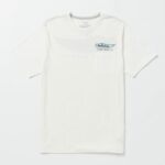 Z0ZR0856 Off White Men Hi Flyer Pocket Short Sleeve Tee Volcom Clothing