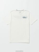 Z0ZR0856 Off White Men Hi Flyer Pocket Short Sleeve Tee Volcom Clothing