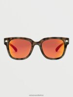 Z0ZR08571 Gloss Tort/Heat Mirror Unisex Freestyle Sunglasses Volcom Outdoor
