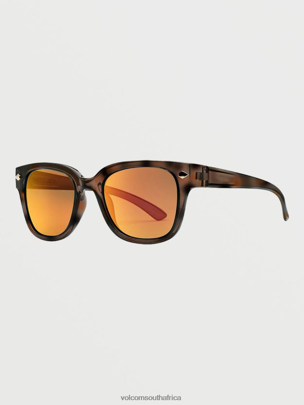 Z0ZR08571 Gloss Tort/Heat Mirror Unisex Freestyle Sunglasses Volcom Outdoor - Image 3