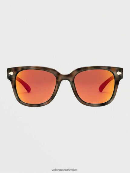 Z0ZR08571 Gloss Tort/Heat Mirror Unisex Freestyle Sunglasses Volcom Outdoor
