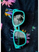 Z0ZR08572 Gloss Aqua/Gray Unisex Freestyle Sunglasses Volcom Outdoor - Image 6