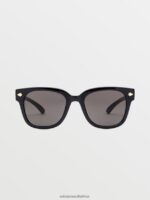 Z0ZR08573 Gloss Black/Gray Unisex Freestyle Sunglasses Volcom Outdoor