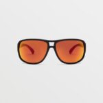 Z0ZR08577 Matte Black/Heat Mirror Unisex Stoke Sunglasses Volcom Outdoor