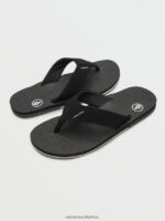 Z0ZR08580 Black Men Victor Sandals Volcom Footwear
