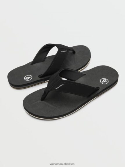 Z0ZR08580 Black Men Victor Sandals Volcom Footwear