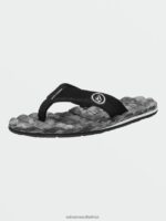 Z0ZR08581 Grey Combo Men Recliner Sandals Volcom Footwear - Image 3