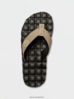 Z0ZR08582 Khaki Men Recliner Sandals Volcom Footwear - Image 4