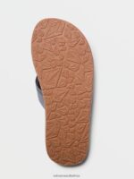 Z0ZR08585 Light Grey Men Recliner Sandals Volcom Footwear - Image 3