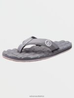 Z0ZR08585 Light Grey Men Recliner Sandals Volcom Footwear - Image 7