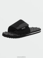 Z0ZR08587 Black White Men Recliner Slide Sandals Volcom Footwear - Image 11