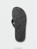 Z0ZR08588 Black Destructo Men Daycation Sandals Volcom Footwear - Image 3