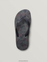 Z0ZR08591 Dark Camo Men Rocker 2 Solid Sandals Volcom Footwear - Image 4