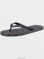 Z0ZR08591 Dark Camo Men Rocker 2 Solid Sandals Volcom Footwear - Image 9