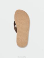Z0ZR08592 Brown Men Eco Recliner 2 Sandals Volcom Footwear - Image 4