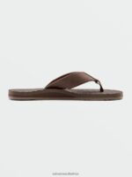 Z0ZR08592 Brown Men Eco Recliner 2 Sandals Volcom Footwear - Image 7