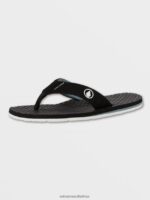 Z0ZR08595 Grey Blue Men Eco Recliner 2 Sandals Volcom Footwear - Image 5