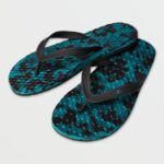 Z0ZR08596 Spruce Green Men Eco Concourse Sandals Volcom Footwear
